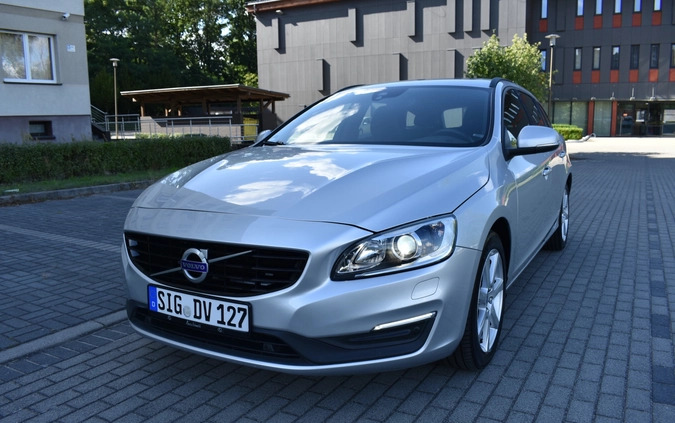 Volvo V60 cena 57900 przebieg: 162000, rok produkcji 2016 z Krzanowice małe 781